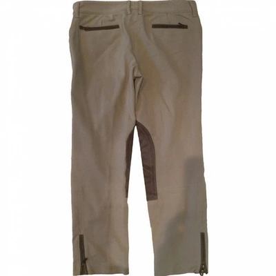 Pre-owned Dolce & Gabbana Beige Trousers