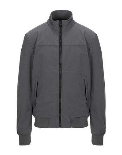 Shop Alessandro Dell'acqua Man Jacket Grey Size 34 Polyester, Elastane