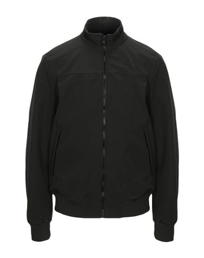 Shop Alessandro Dell'acqua Man Jacket Dark Green Size 34 Polyester, Elastane