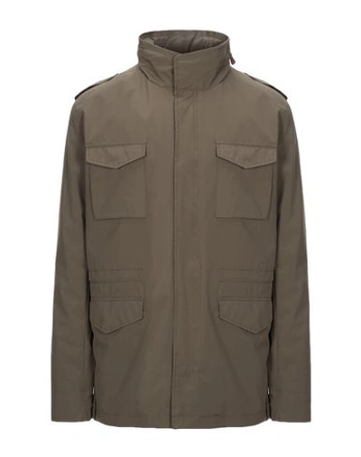 Shop Museum Full-length Jacket In Military Green