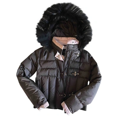 Pre-owned Fay Puffer In Brown