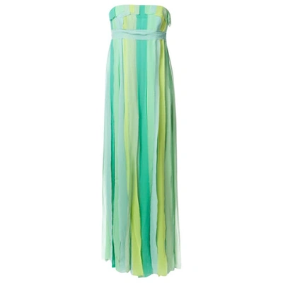 Pre-owned Akris Maxi Dress In Green