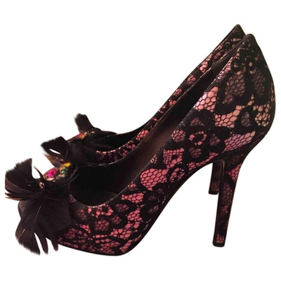 Pre-owned Dolce & Gabbana Heels In Pink