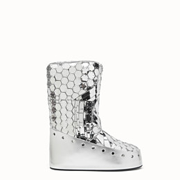 fendi silver boots