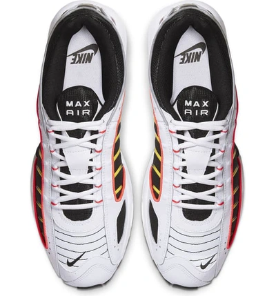 Shop Nike Air Max Tailwind Iv Sneaker In White/ Crimson/ Yellow/ Black