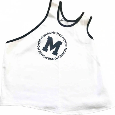 Pre-owned Monse Vest In White