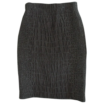 Pre-owned Saint Laurent Grey Skirt