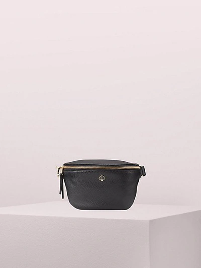 Shop Kate Spade Polly Medium Belt Bag In Black