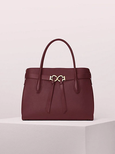 Shop Kate Spade Toujours Large Satchel In Cherrywood