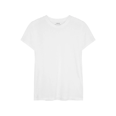 Shop Vince Essential White Pima Cotton T-shirt