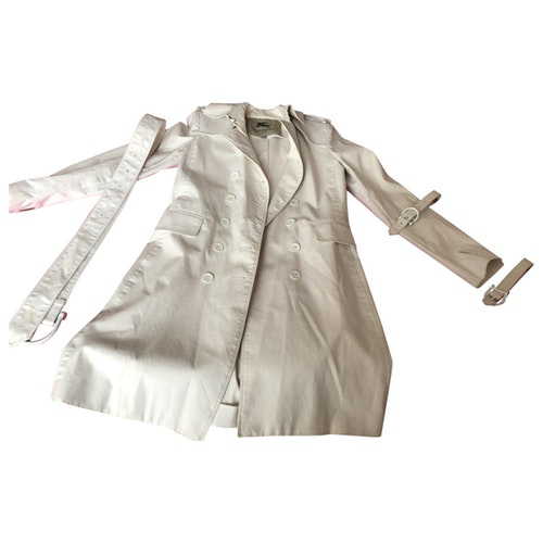 burberry trench coat womens white