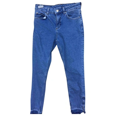 Pre-owned Claudie Pierlot Short Jeans In Blue