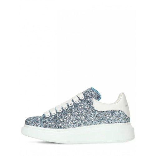 alexander mcqueen glitter trainers