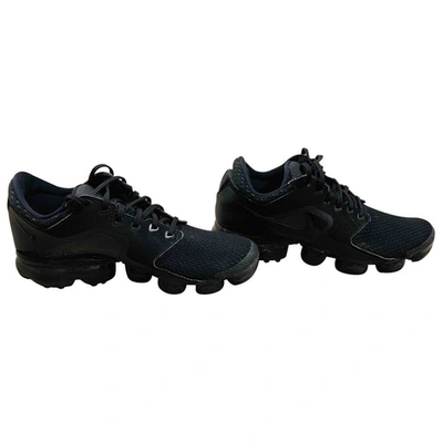 Pre-owned Nike Air Vapormax Black Cloth Trainers