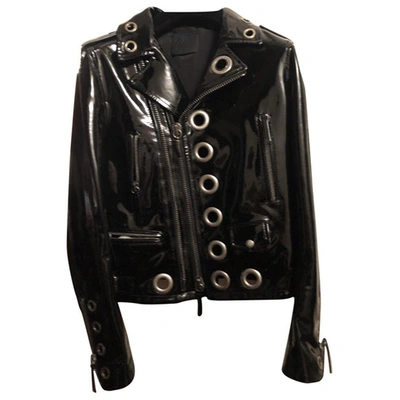 Pre-owned Giuseppe Zanotti Black Leather Leather Jacket