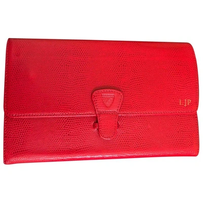 Pre-owned Aspinal Of London Red Leather Purses, Wallet & Cases