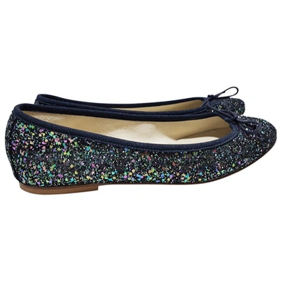 Pre-owned Anniel Ballerinas In  Metallic Leder