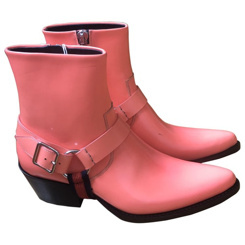 calvin klein pink boots