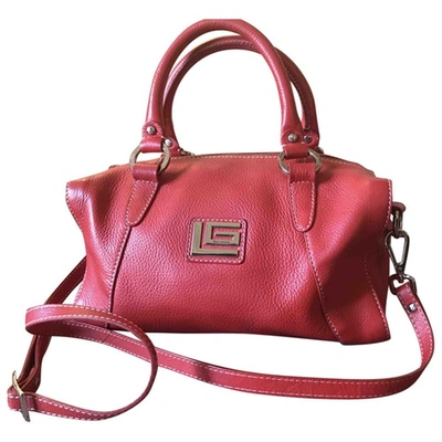 Vintage Guy Laroche Studio Handbag Doctor's Bag Red 