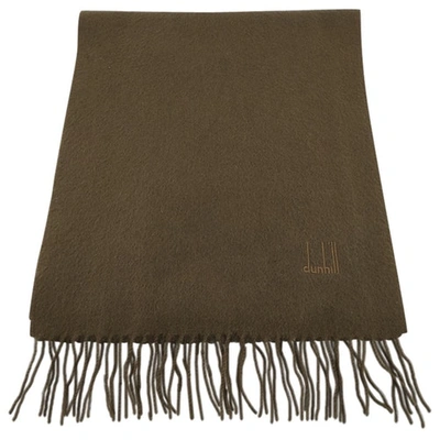 Pre-owned Alfred Dunhill Brown Cashmere Scarf
