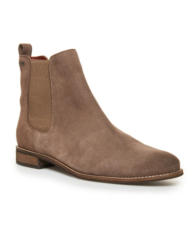 Shop Superdry Millie-lou Suede Chelsea Boots In Nude