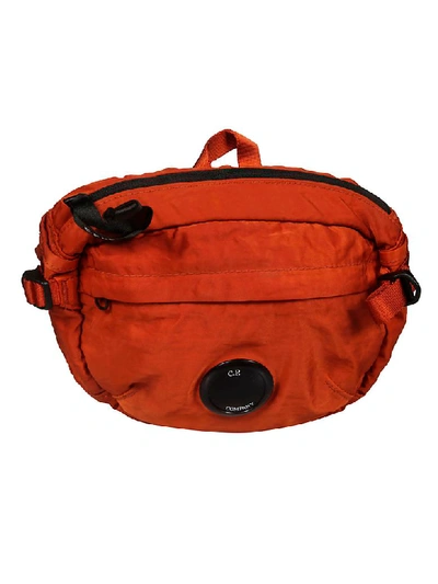 Shop C.p. Company Logo Belt Bag In Orange