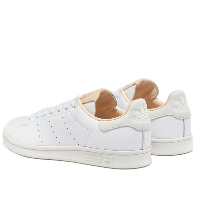 Shop Adidas Originals Adidas Stan Smith Lux Leather In White