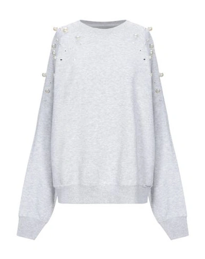 Shop Forte Dei Marmi Couture Sweatshirts In Light Grey