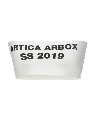 Shop Artica Arbox Artica-arbox Woman Top White Size Xs Viscose, Polyester