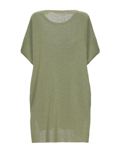Shop Roberto Collina Woman Sweater Light Green Size S Viscose, Metallic Polyester