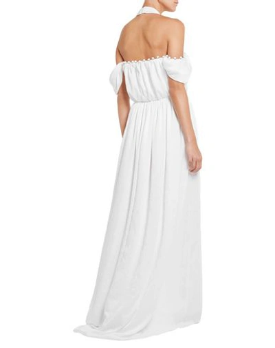 Shop Adeam Long Dress In White