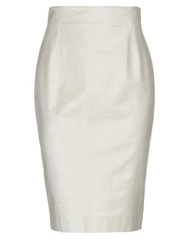 Marella Knee Length Skirt In Platinum | ModeSens