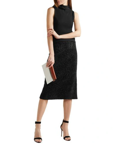 Shop Calvin Klein Collection Midi Skirts In Black