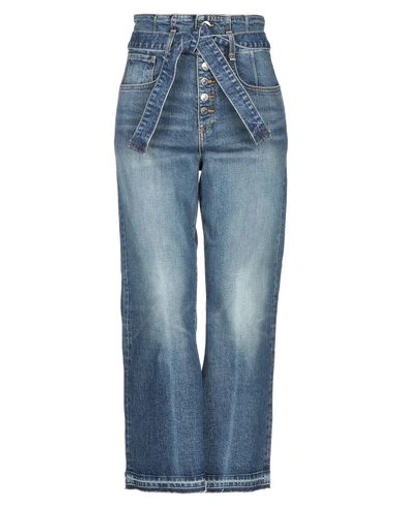 Shop Veronica Beard Woman Jeans Blue Size 27 Cotton, Polyurethane