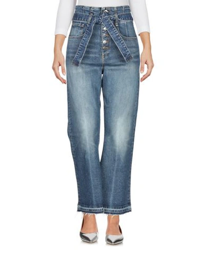 Shop Veronica Beard Woman Jeans Blue Size 27 Cotton, Polyurethane