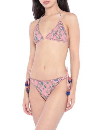 Shop Anjuna Woman Bikini Pastel Pink Size L Polyamide, Elastane