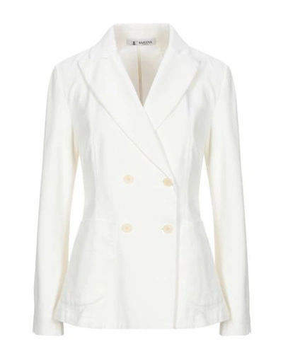 Shop Barena Venezia Sartorial Jacket In White