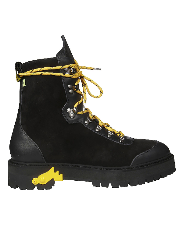off white walking boots
