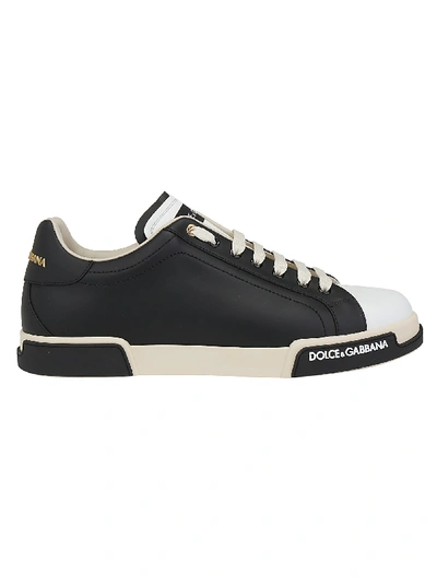 Shop Dolce & Gabbana Sneakers In Nero/bianco