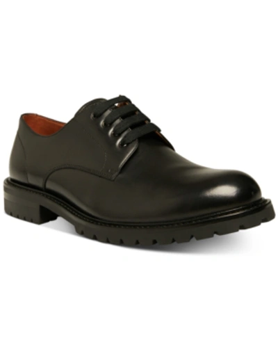 Shop Steve Madden Men's Karbon Lug Sole Oxfords Men's Shoes In Black