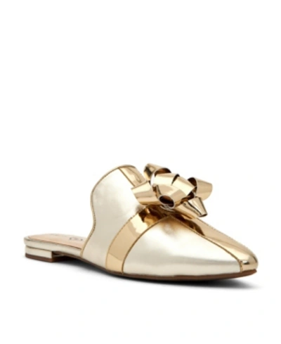 Shop Katy Perry Stephanie Mules Women's Shoes In Champagne