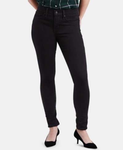 Shop Levi's Women's 311 Mid Rise Shaping Skinny Jeans In Black