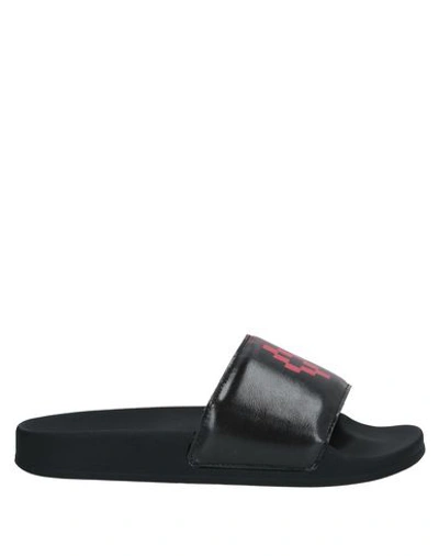 Shop Marcelo Burlon County Of Milan Sandals In Black