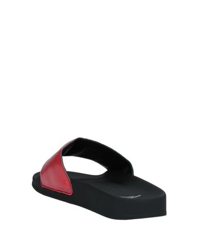 Shop Marcelo Burlon County Of Milan Sandals In Black