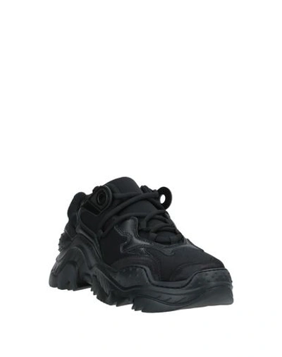 Shop N°21 Woman Sneakers Black Size 7 Soft Leather, Textile Fibers