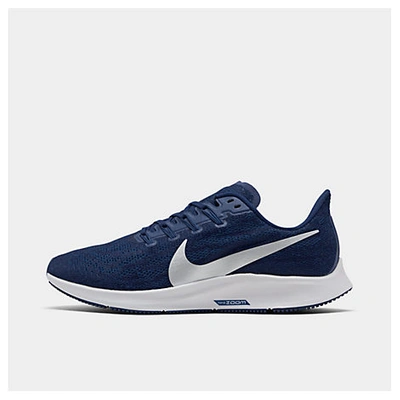 Shop Nike Men's Air Zoom Pegasus 36 Running Shoes In Blue