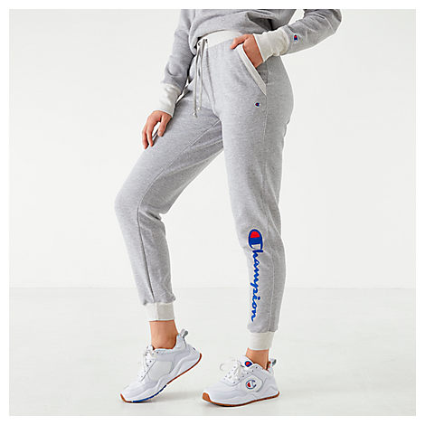 Powerblend Logo Joggers In Grey 