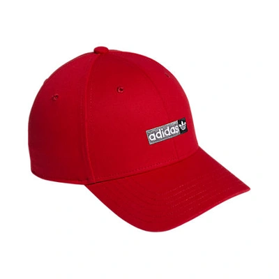 Shop Adidas Originals Adidas Men's Originals Escudo Snapback Hat In Red
