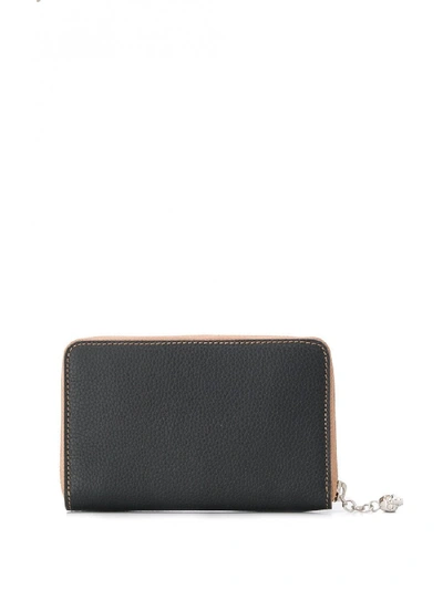 Shop Alexander Mcqueen Leather Continental Wallet In Black