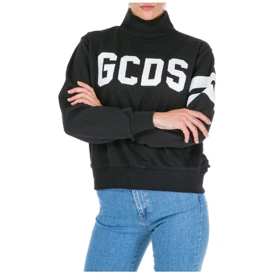Shop Gcds Women's Sweatshirt In Black